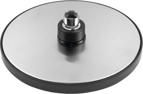 Aqualine - Hlavová sprcha pr. 20 cm matná čierna