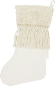 Vianočné Boho pančucha 42x26cm