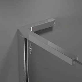 Mexen Kioto, stabilizačná vzpera typ L pre Walk-In sprchové zásteny, ľavá/pravá, chrómová, 800-03-01