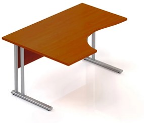 Ergonomický stôl Visio 140 x 100 cm, ľavý, čerešňa