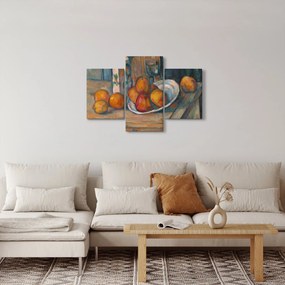 Obraz - Paul Cézanne, Still Life with Milk Jug and Fruit, reprodukcia (90x60 cm)