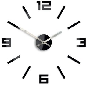 Moderné nástenné hodiny ARABIC BLACK HMCNH056-black