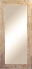 Prírodné antik nástenné zrkadlo z recyklovaného dreva Cilla - 95*5*210 cm