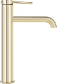 Rea Spot, vysoká umývadlová batéria h-280, zlatá lesklá, REA-B2015