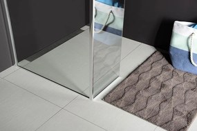 Polysan Polysan, MODULAR SHOWER prídavný panel na inštaláciu na stenu modulu 2, 1000 mm, ľavý, MS2B-100L