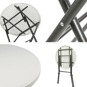 Párty stolík BISTRO skladací vrátane elastického poťahu