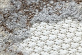 Koberec SOLE D3882 Ornament - ploské tkanie béžový / sivý