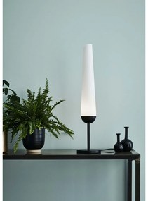 Stolová lampa s podstavcom v čiernej farbe Markslöjd Bern 1L