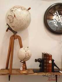 Dekorácie glóbus na drevenom podstavci Wond - Ø22 * 38cm