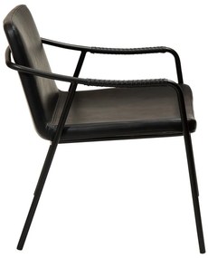 Čierne kreslo z imitácie kože DAN-FORM Denmark Boto