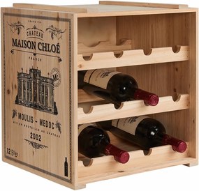 VINOTHEK Regál na víno - béžová