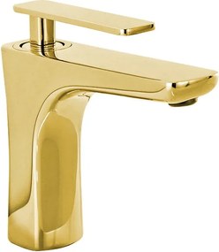 Mexen Indus umývadlová batéria, zlatá, 744600-50