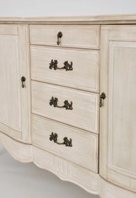 Komoda Venezia 150 cm z masívu béžová