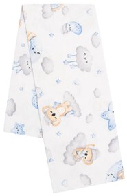 Flanelová plienka s potlačou New Baby koala modrá
