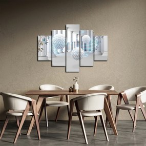 Abstraktný obraz v antickom štýle (150x105 cm)