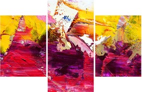 Obraz abstrakcie - maľba (90x60 cm)