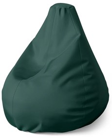 Sablio Sedací vak Pear Lesná zelená 2 - 70 x 95 x 15 cm