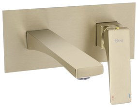 Rea Joe, podomietková umývadlová batéria + BOX, zlatá matná, REA-B3620