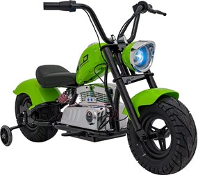 Ramiz Chopper Warrior Zelený motocykel