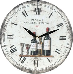 Nástenné hodiny Vineyard Champagne 28 cm