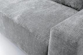 Rozkladacia pohovka Anafi, svetlo šedá látka