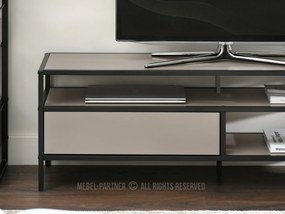 TV stolík/skrinka Subsidios (čierna). Akcia -40%. Vlastná spoľahlivá doprava až k Vám domov. 1137068