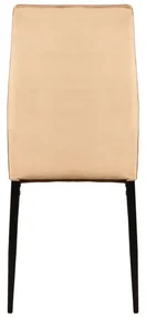 Jedálenská stolička Atom Velvet, béžová
