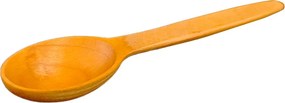 AMADEA Drevená lyžička malá zo slivky, masívne drevo, dĺžka 16 cm