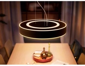 Philips - LED Stmievateľný luster na lanku Hue ENRAVE LED/33,5W/230V čierna + DO