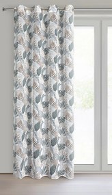 ZÁVES NA KRÚŽKOCH AMELA 150X250 CM LISTY