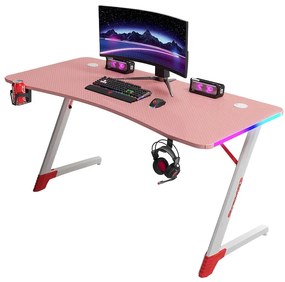 Herný stôl BG01 ružový 140 cm