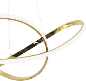 Toolight Toolight, LED stropné osvetlenie 73cm, 70W, 4500lm, 4000K, G078-1CP, zlatá, OSW-09738