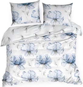 SATÉNOVÉ OBLIEČKY SPRING34 200X220 CM, 2 KS 70X80 CM KVETY