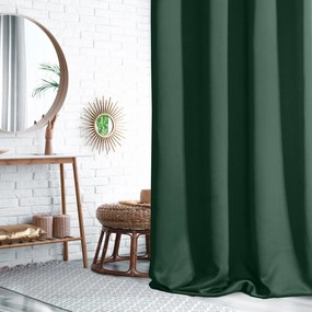 ZATEMŇOVACÍ ZÁVES NA KRÚŽKOCH BLACKOUT 135X250 CM TMAVOZELENÁ