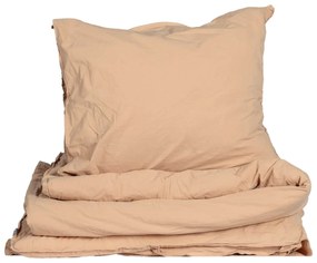 Storefactory Obliečky z organickej bavlny Crinkle Peach Pink 150 × 210 cm