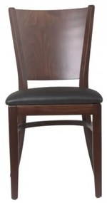 XTON 917 UP AMERICAN WALNUT DREVENÁ STOLIČKA S PODSEDÁKOM brown