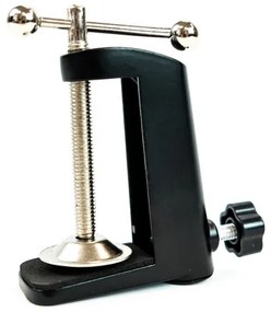 Brilagi - LED Stmievateľná stolná lampa s lupou LED/12W/5V 3000/4200/6000K čierna