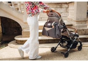 Beaba - Prebaľovacia taška na kočík SYDNEY šedá/béžová