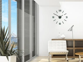 Moderné nástenné hodiny ARABIC GRAY gray