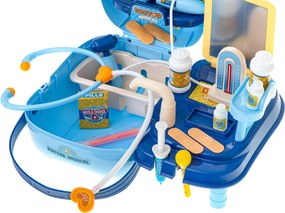 KIK 34-dielna detská lekárska súprava v kufríku pre deti – hračka (stetoskop, teplomer)