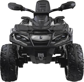 JOKOMISIADA Detská štvorkolka na akumulátor pre 2 osoby CAN-AM OUTLANDER 4x4 s LED panelom PA0326 sivá