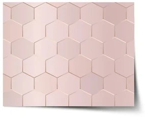 Sablio Plagát Rose gold - 60x40 cm