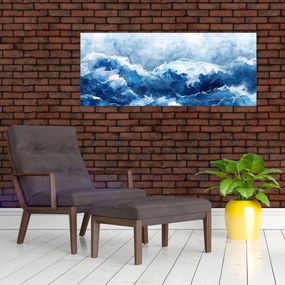 Obraz - Ilustrácia mora (120x50 cm)