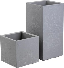 Sada 2 ks květináčů BETONIQUE 30x30/30x60 cm - výber z 4 prevedení