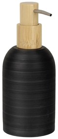 Čierny dávkovač mydla z polyresínu 250 ml Altavalle – Wenko