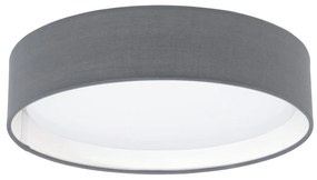 EGLO LED stropné osvetlenie PASTERI, 11W, teplá biela, 32cm, okrúhle, šedé