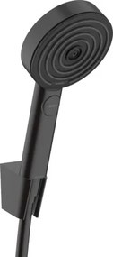 Hansgrohe Pulsify Select S, súprava so sprchovým držiakom 105 3jet Relaxation so sprchovou hadicou 1600 mm, matná čierna, HAN-24305670