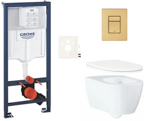 Závesný wc set do ľahkých stien / predstenová montáž GROHE Essence SIKOGRSESSCGN0, 1 ks