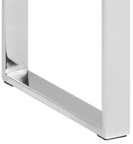 Konzolový stôl Katia strieborný