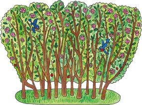 MARIONETINO – Šípkový ker – kulisa k bábkovému divadlu